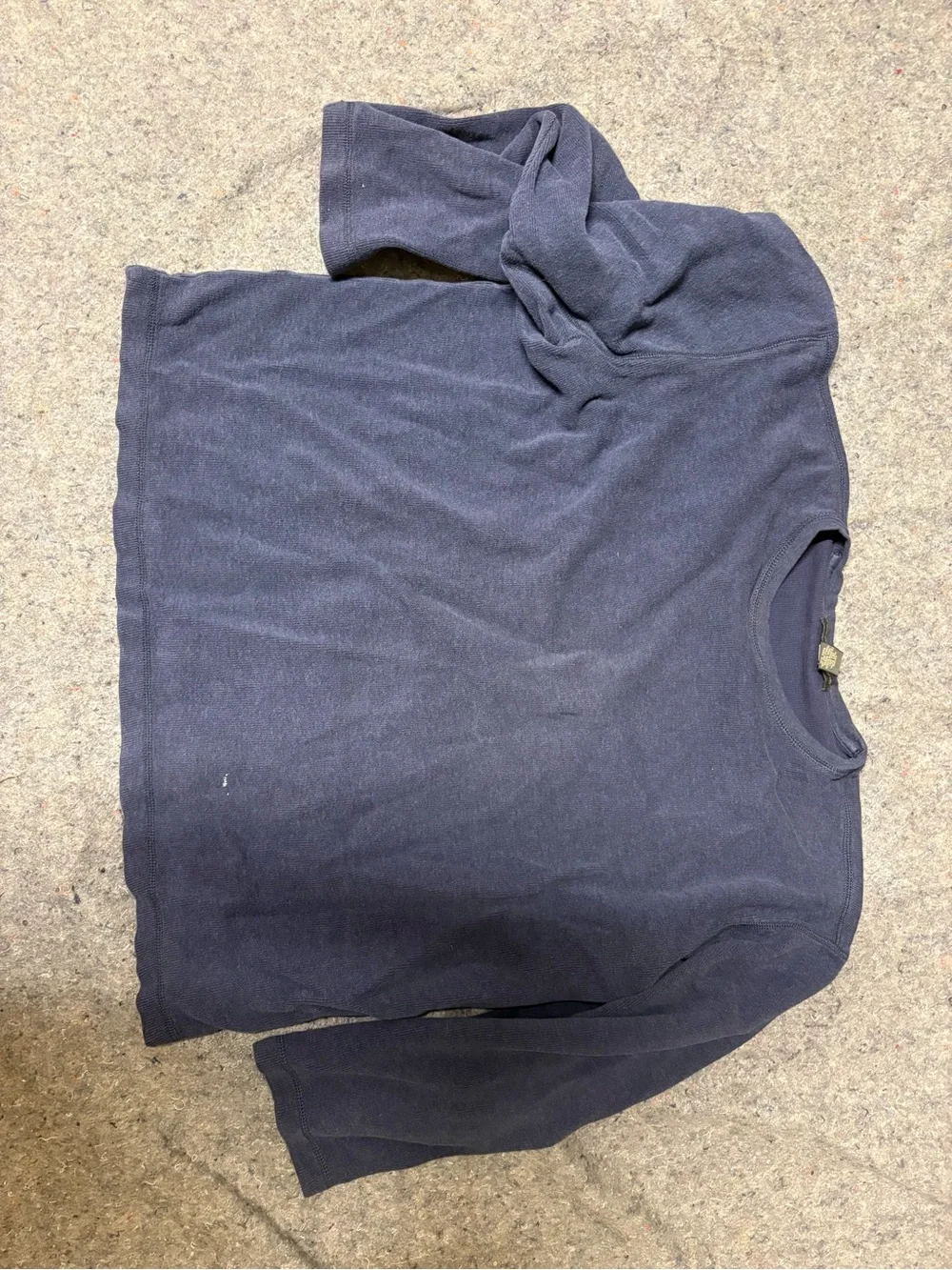 Banana Republic Men's Long-Sleeve Crewneck Sweatshirt - Navy Blue